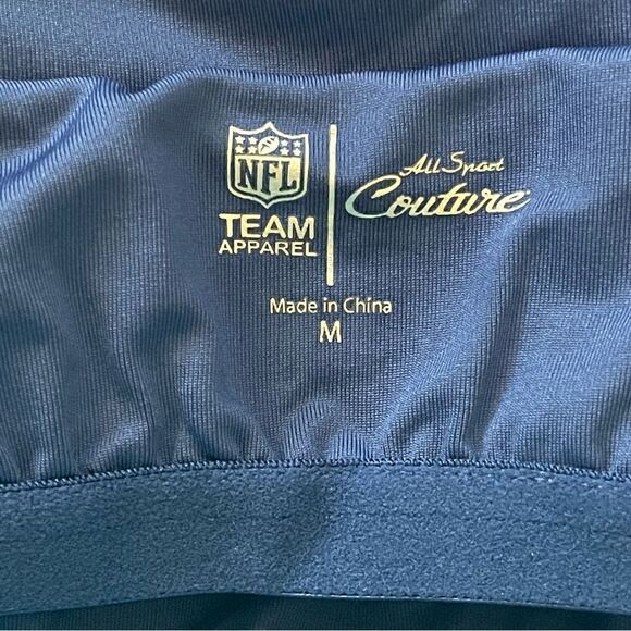 NFL All Sport Couture Blue Indianapolis Colts First Down Halter Top SZ M BNWT - Picture 5 of 11